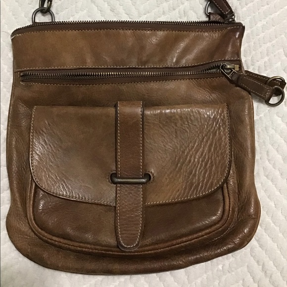 roots crossbody leather bag